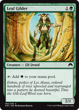 Leaf Gilder (Magic Origins) Medium Play