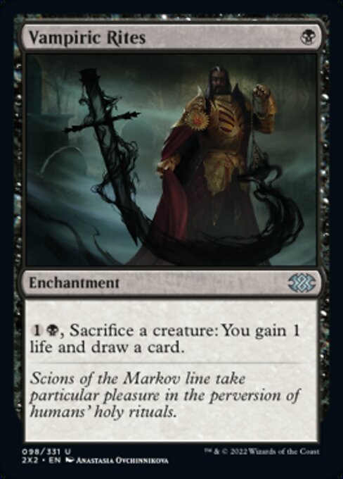 Vampiric Rites (Double Masters 2022) Light Play
