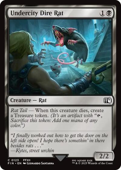 Undercity Dire Rat (Universes Beyond: FINAL FANTASY) Light Play
