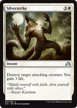 Silverstrike (Shadows Over Innistrad) Light Play