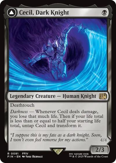 Cecil, Dark Knight / Cecil, Redeemed Paladin (Universes Beyond: FINAL FANTASY) Light Play