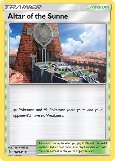 Altar of the Sunne (SM - Guardians Rising) Medium Play