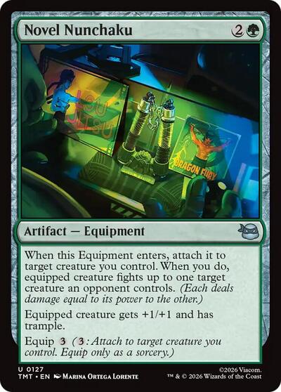 Novel Nunchaku (Teenage Mutant Ninja Turtles) Light Play