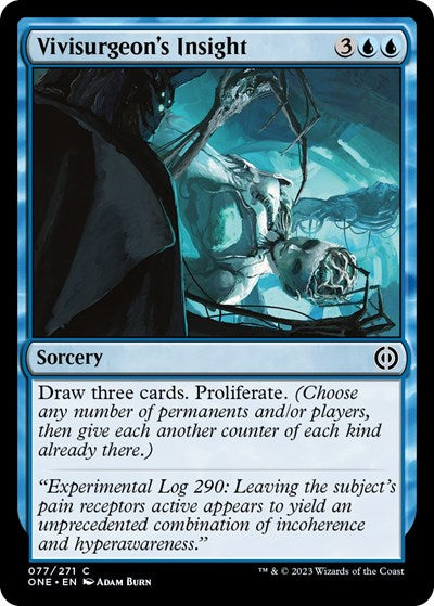 Vivisurgeon's Insight (Phyrexia: All Will Be One) Light Play
