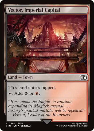 Vector, Imperial Capital (Universes Beyond: FINAL FANTASY) Light Play Foil