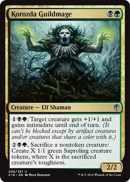 Korozda Guildmage (Commander 2016 Edition) Light Play
