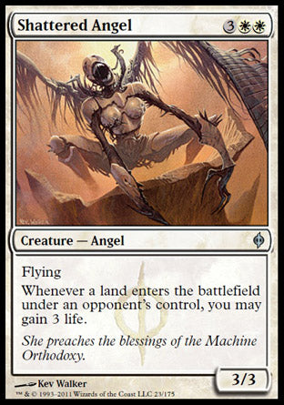 Shattered Angel (New Phyrexia) Medium Play