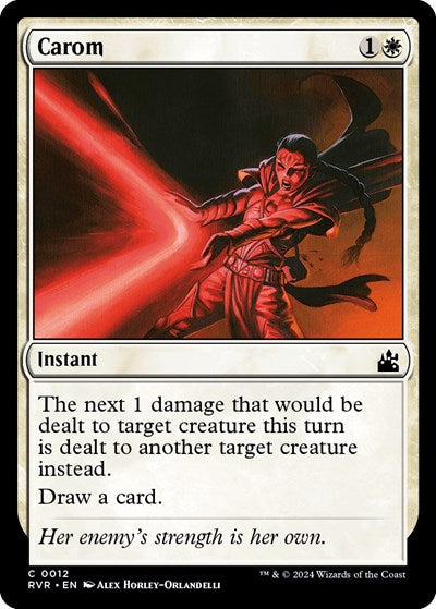 Carom (Ravnica Remastered) Light Play Foil