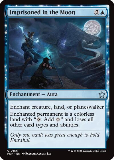 Imprisoned in the Moon (Foundations) Light Play Foil
