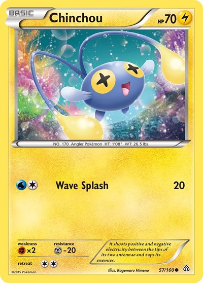 Chinchou (XY - Primal Clash) Medium Play