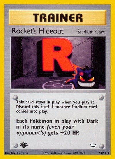 Rocket's Hideout (Neo Revelation) Light Play 1st Edition