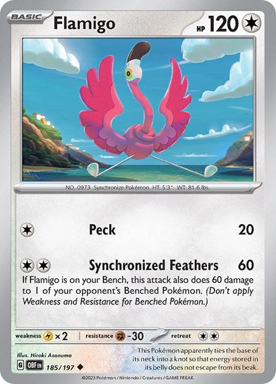 Flamigo (Scarlet and Violet: Obsidian Flames) Light Play