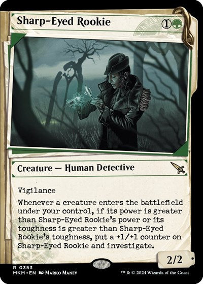Sharp-Eyed Rookie (Showcase) (Murders at Karlov Manor) Light Play