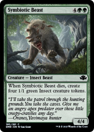 Symbiotic Beast (Dominaria Remastered) Light Play