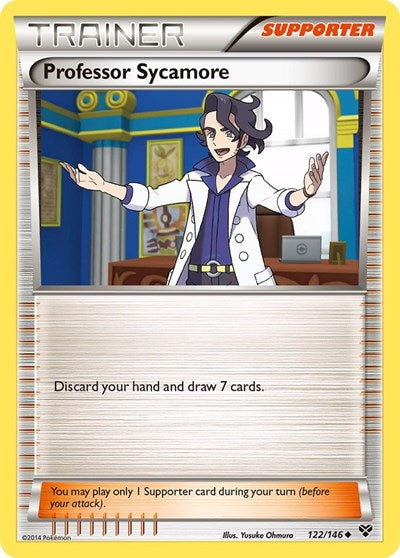 Professor Sycamore (XY Base Set) Medium Play