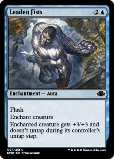 Leaden Fists (Dominaria Remastered) Light Play Foil