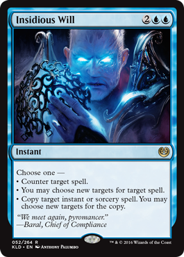 Insidious Will (Kaladesh) Light Play