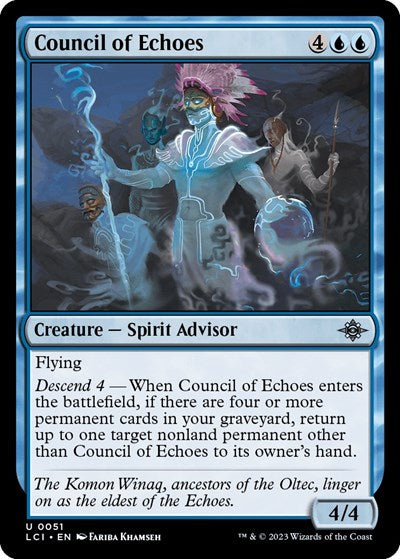 Council of Echoes (The Lost Caverns of Ixalan) Light Play