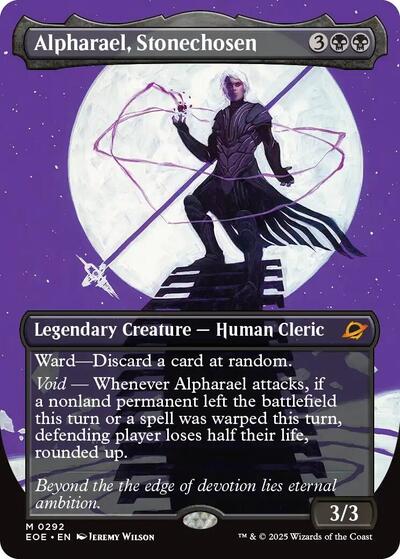 Alpharael, Stonechosen (Borderless) (Edge of Eternities) Light Play