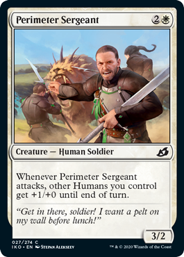 Perimeter Sergeant (Ikoria: Lair of Behemoths) Light Play