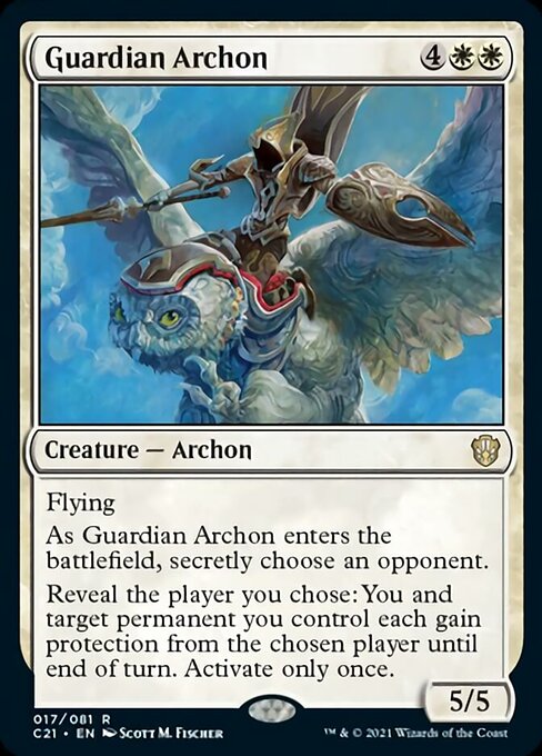 Guardian Archon (Commander 2021 Strixhaven) Light Play