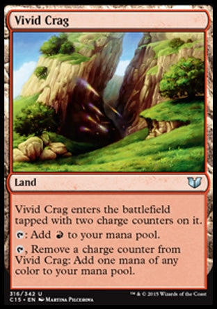Vivid Crag (Commander 2015) Medium Play