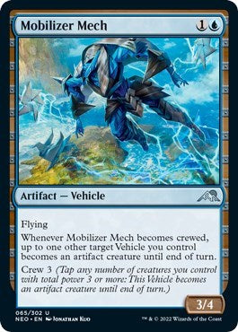 Mobilizer Mech (Kamigawa: Neon Dynasty) Near Mint Foil