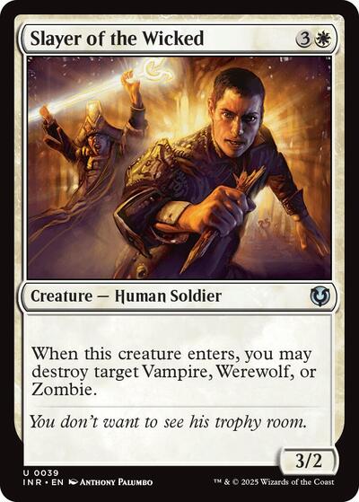 Slayer of the Wicked (Innistrad Remastered) Light Play