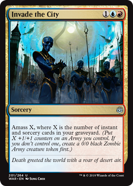 Invade the City (War of the Spark) Light Play