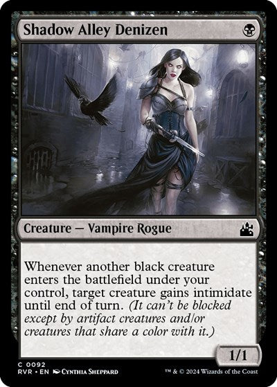 Shadow Alley Denizen (Ravnica Remastered) Light Play Foil