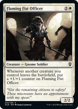 Flaming Fist Officer (Commander Legends: Battle for Baldur's Gate) Light Play Foil
