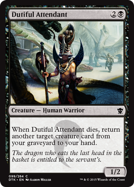 Dutiful Attendant (Dragons of Tarkir) Light Play