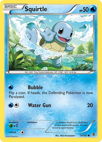 Squirtle (Plasma Blast) Damaged / Poor