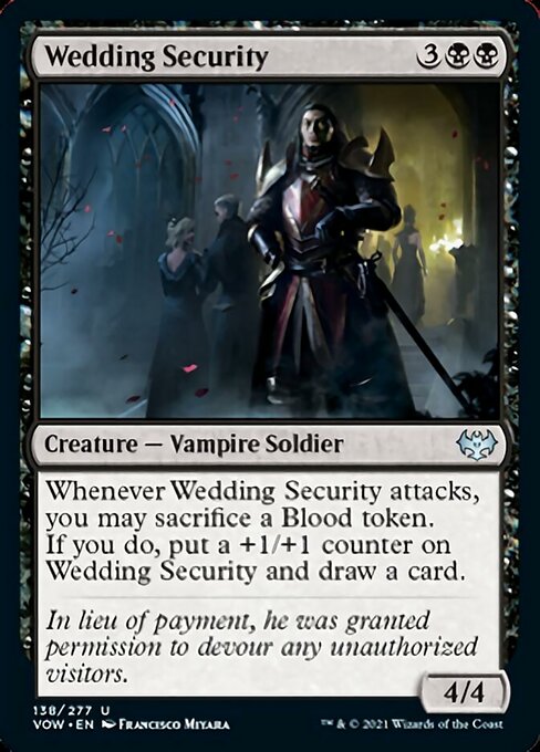 Wedding Security (Innistrad: Crimson Vow) Light Play Foil