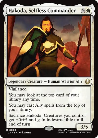 Hakoda, Selfless Commander (Avatar: The Last Airbender) Light Play