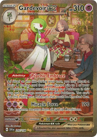 Gardevoir ex - 245 (Scarlet and Violet: Base Set) Light Play