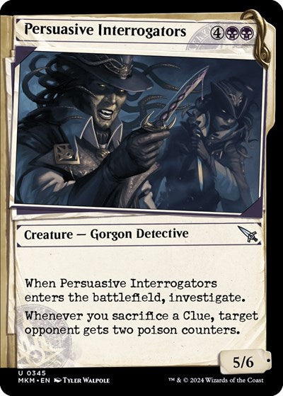 Persuasive Interrogators (Showcase) (Murders at Karlov Manor) Light Play Foil