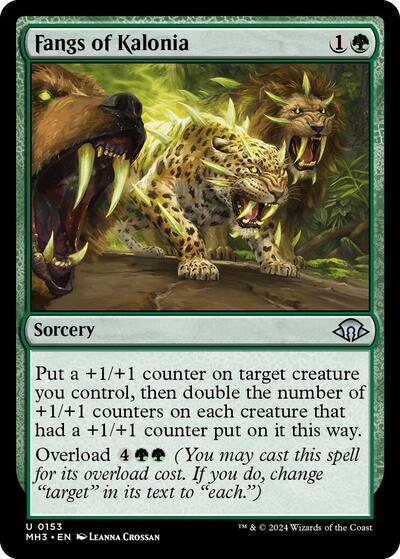 Fangs of Kalonia (Modern Horizons 3) Light Play Foil