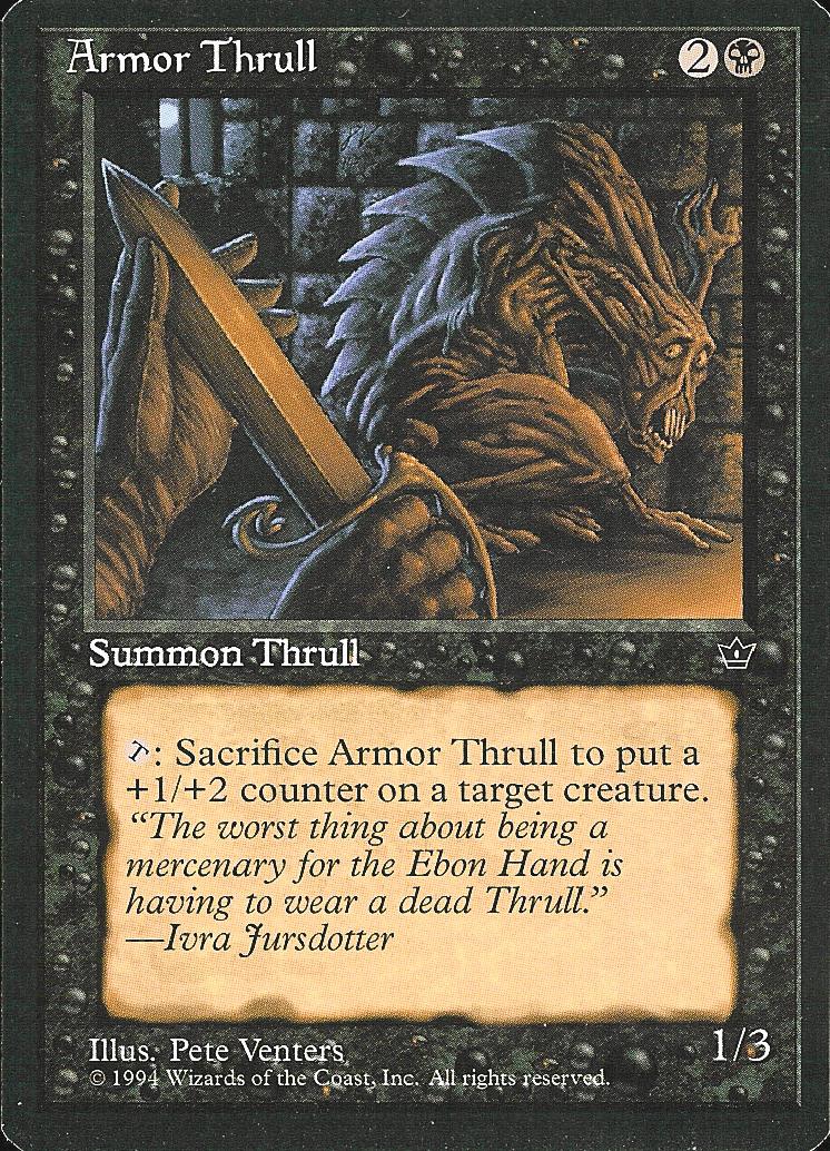 Armor Thrull (Venters) (Fallen Empires) Light Play