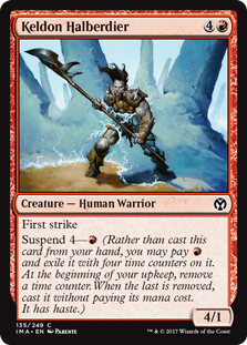 Keldon Halberdier (Iconic Masters) Light Play