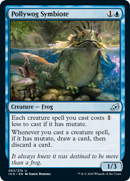 Pollywog Symbiote (Ikoria: Lair of Behemoths) Light Play Foil