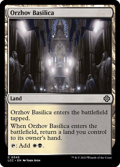 Orzhov Basilica (Commander: The Lost Caverns of Ixalan) Light Play