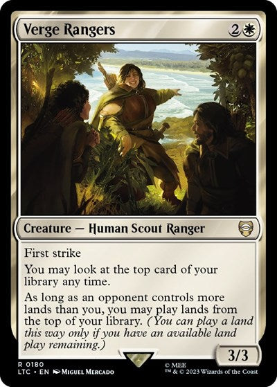 Verge Rangers (Commander: The Lord of the Rings: Tales of Middle-earth) Light Play