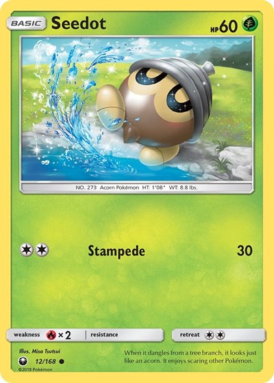 Seedot (12) (SM - Celestial Storm) Light Play