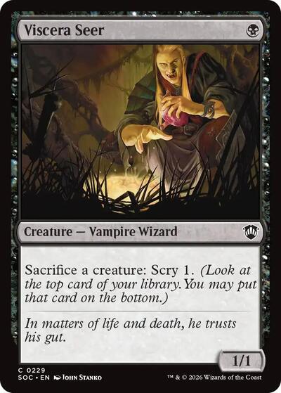 Viscera Seer (Commander: Secrets of Strixhaven) Light Play