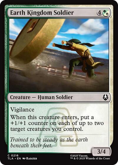 Earth Kingdom Soldier (Avatar: The Last Airbender) Light Play Foil