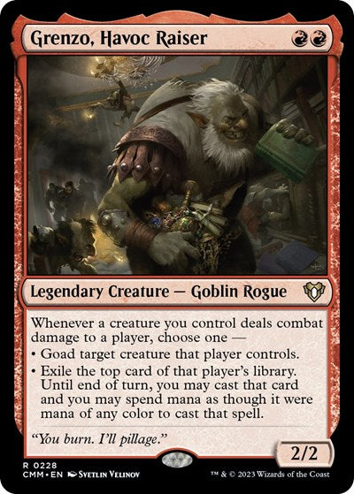 Grenzo, Havoc Raiser (Commander Masters) Light Play