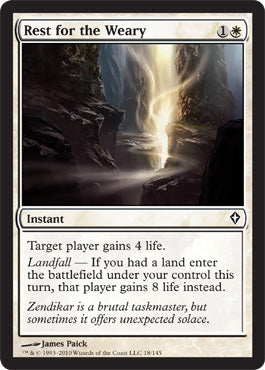 Rest for the Weary (Worldwake) Light Play