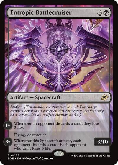 Entropic Battlecruiser (Edge of Eternities) Light Play Foil