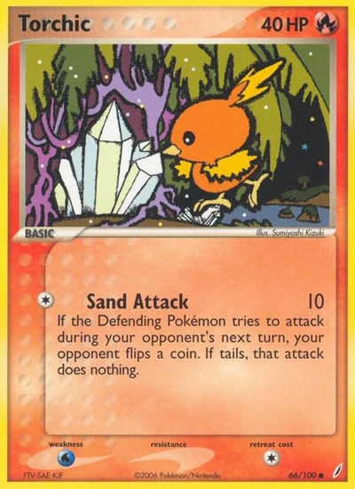 Torchic - 066 (Crystal Guardians) Medium Play